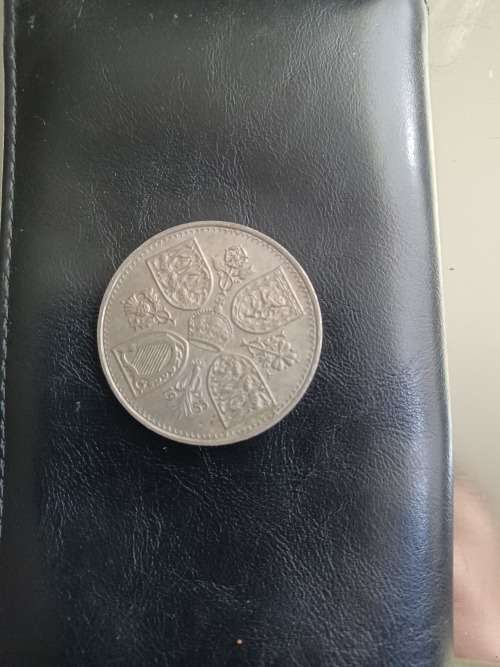 Coronation of Queen Elizabeth II, 1953 5 Shillings Coins UK. COINS MONEY VINTAGE COIN