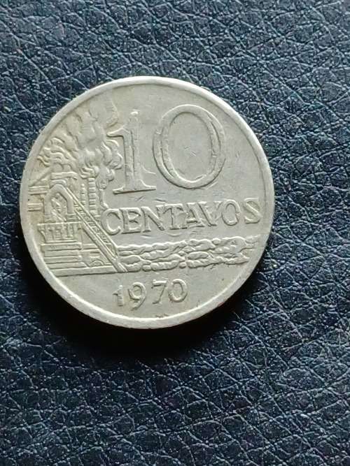 10 Centavos 1970 Coins Brasil MONEY COINS
