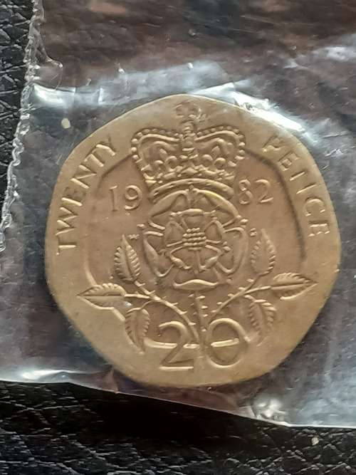 20 Pence UK Coins 1982 Elizabeth II COINS MONEY