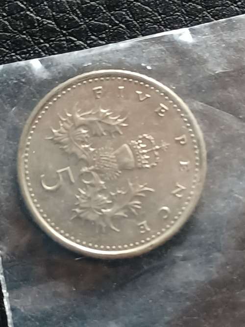 5 Five Pence 1999 UK Coins MONEY Queen Elizabeth II