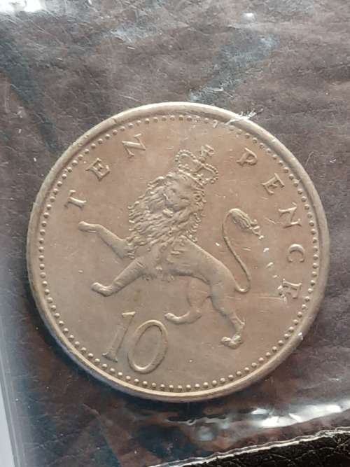 10 New Pence UK Coins 1992 COINS MONEY Queen Elizabeth II