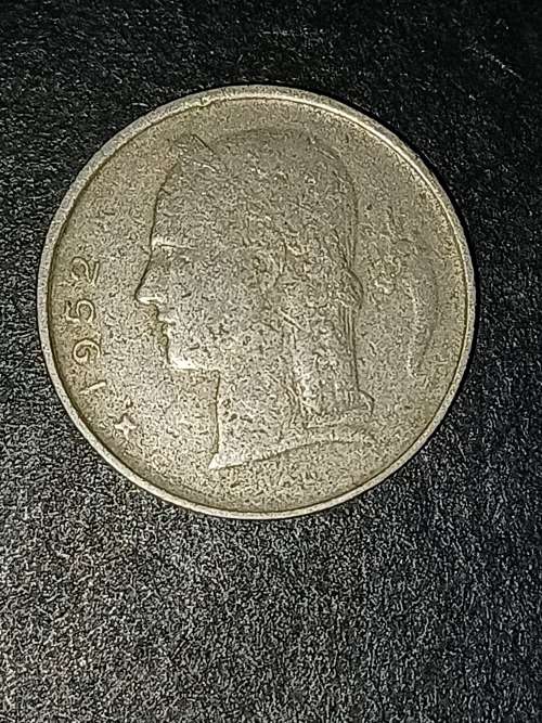 1952 Belgian Coins COINS 1 FRANK Belgie Coin 1952 Coins Money
