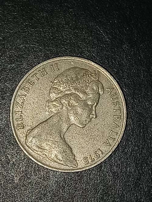 QUEEN ELIZABETH II AUSTRALIA 1975. 20 Australia Coin 1975