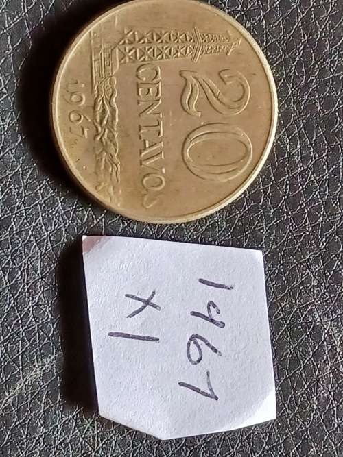 20 Centavos 1967 Coin COINS MONEY
