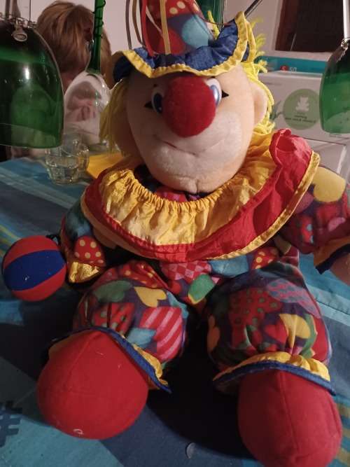 KIDS tOYS Clown Doll  Plush Toy Teddy Bear Clown