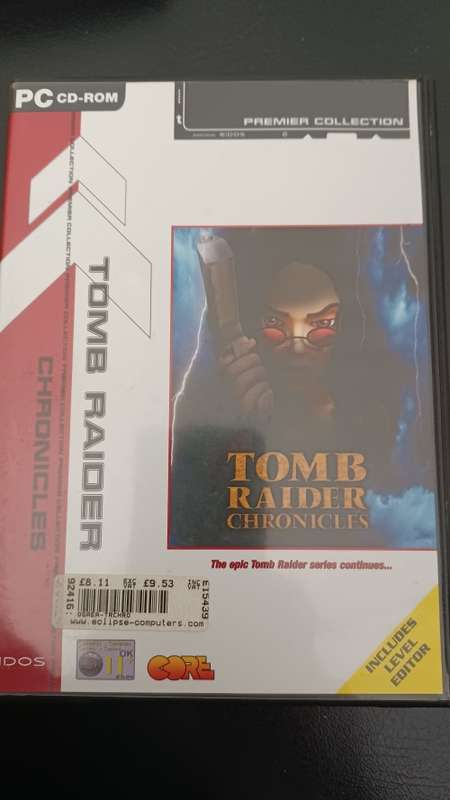 Tomb Raider Chronicles PC CD ROM Games