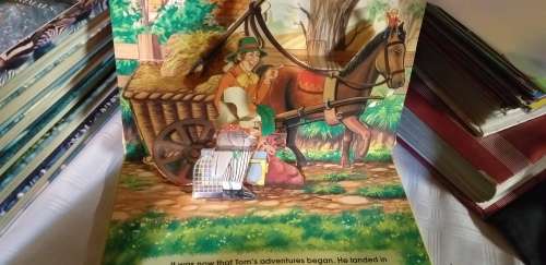 BOOKS KIDS Vintage Tom Thumb Children Book Pop Up Kids Book VINTAGE