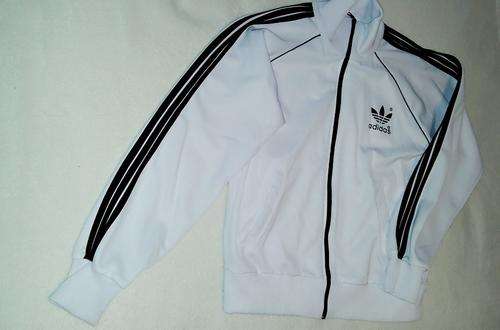 Black and White Sporty Adidas Jacket - Size S