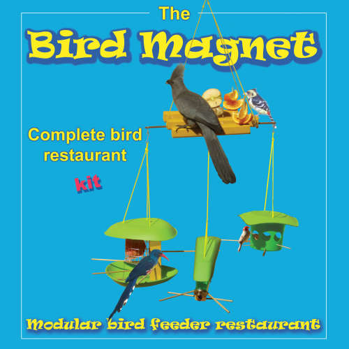 Bird restaurant - Four bird feeders in one kit