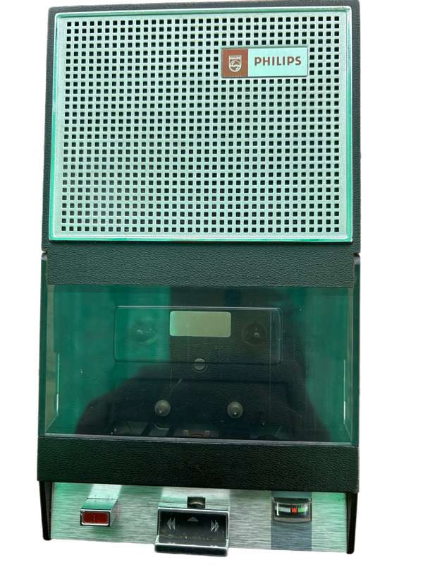 Vintage 1963 Phillips EL3302 Portable Casette Recorder