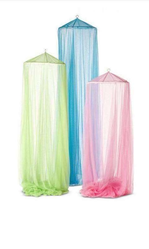 Set of 7 Mosquito Net Canopies - Various Colours