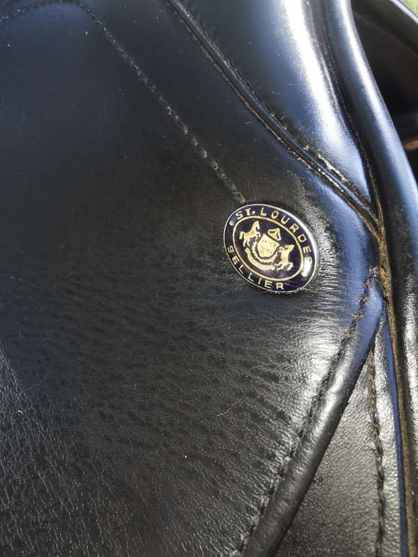 Second-hand Saint Lourdes Showjumping Saddle - 17.5` Black (Unfitted)