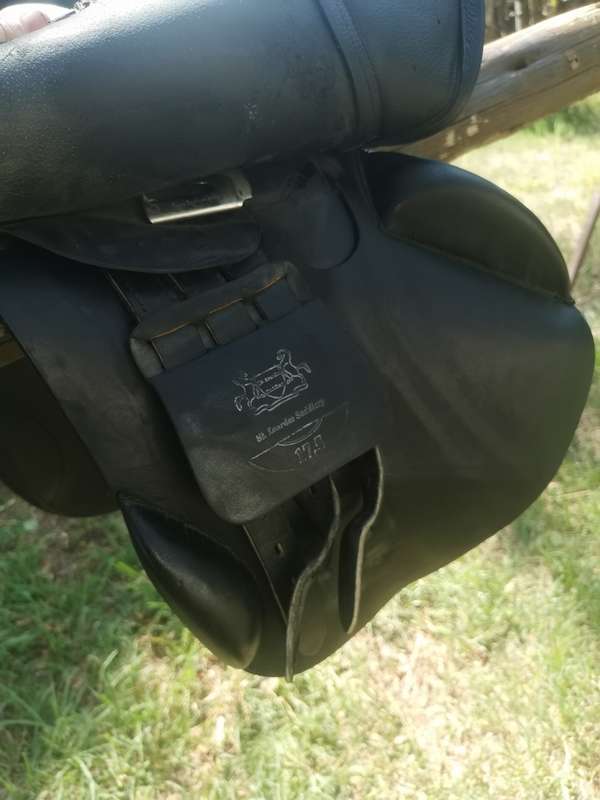 Second-hand Saint Lourdes Showjumping Saddle - 17.5` Black (Unfitted)