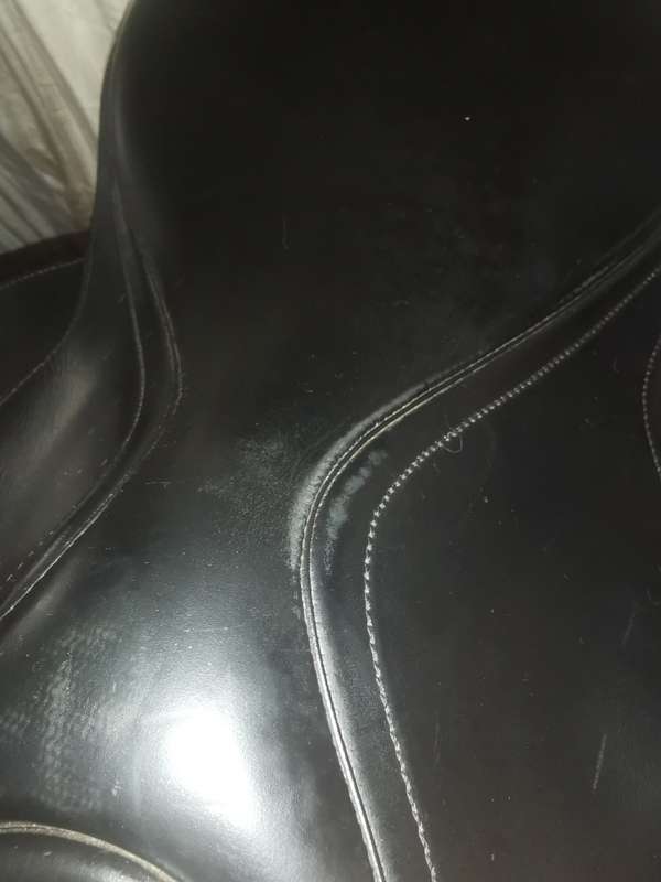 Second-hand Saint Lourdes Showjumping Saddle - 17.5` Black (Unfitted)
