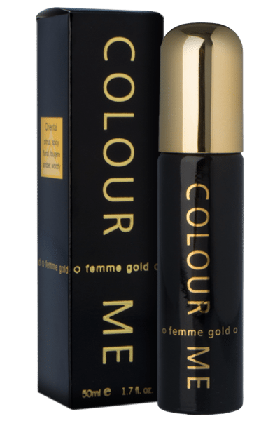 ***Online Exclusive***Colour Me Gold Femme 50ml Parfum de toilette***Imported From UK!!!