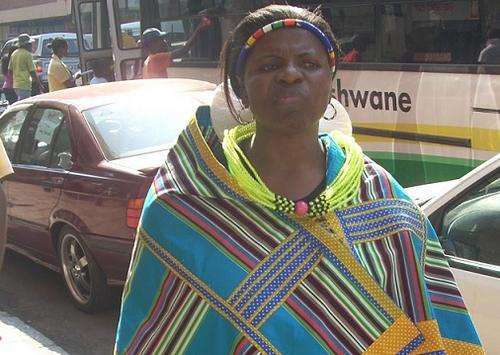 VENDA TRADITIONAL ATTIRE (NWENDA)  - SKY BLUE