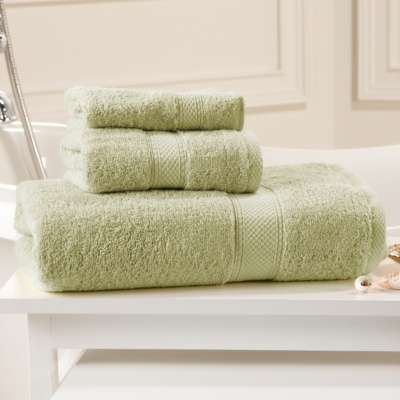 SMASHING AUCTION!!!****** 3 PIECE BOTTLE GREEN GUEST TOWEL GIFT SET!!!!