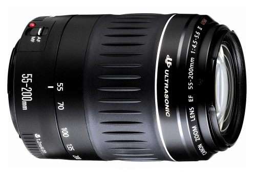 Canon EOS Rebel 1000D SLR - 10.1 MP - LENSES : EFS 18-55mm - EF 55-200mm ALL CAPS - BATTERY AND MORE