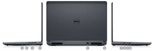 Dell Precision 7710 - 17.3"-  i7-6820HQ - 1TB HDD - 512SSD - 16 GB RAM  - AMD Firepro W5170M - 4K