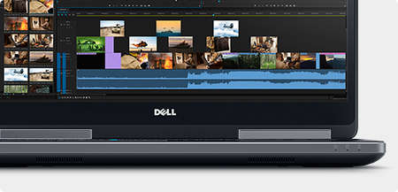Dell Precision 7710 - 17.3"-  i7-6820HQ - 1TB HDD - 512SSD - 16 GB RAM  - AMD Firepro W5170M - 4K