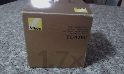 *R10500.00** Nikon TC-17E II (1.7x) Teleconverter AF-S - COMPLETE IN THE BOX WITH BOOKLETS