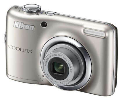 **R3000.00** Nikon Coolpix L23 | 10.1 MP | 5XZOOM | 2.7 LCD | SILVER | Digital Camera + Nikon Pouch