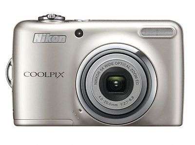 **R3000.00** Nikon Coolpix L23 | 10.1 MP | 5XZOOM | 2.7 LCD | SILVER | Digital Camera + Nikon Pouch