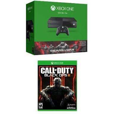 XBOX ONE CONSOLE 500GB HDD - 1 × XBOX ONE WIRELESS CONTROLLER - 1 x Call of duty Black Cops III