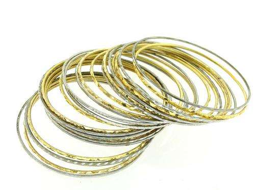 Stack of Vintage Bangles