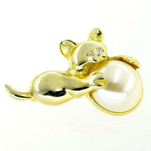Adorable Vintage Kitten Brooch