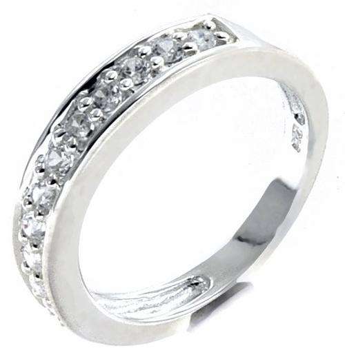925 Sterling Silver Eternity Ring Size P