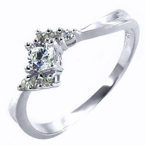 Sterling Silver Dainty Ring Size 8
