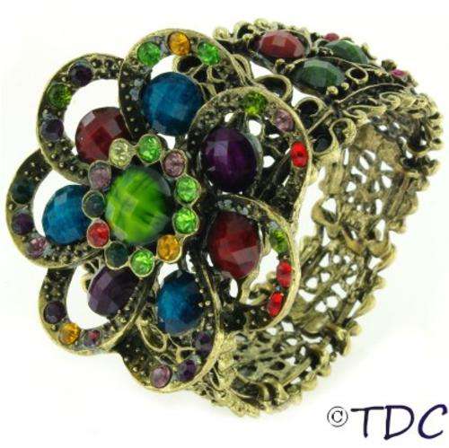 Exquisite Flower Bangle