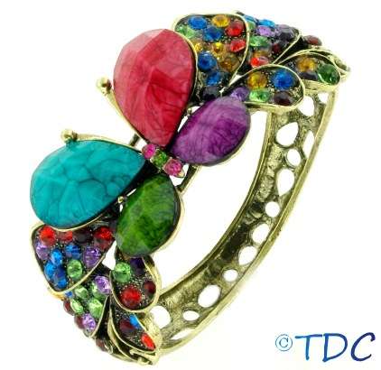 Exquisite Butterfly Bangle