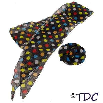 3-in-1 Scarf -- Neck, Head or Belt with Matching Clip **Have a Look**