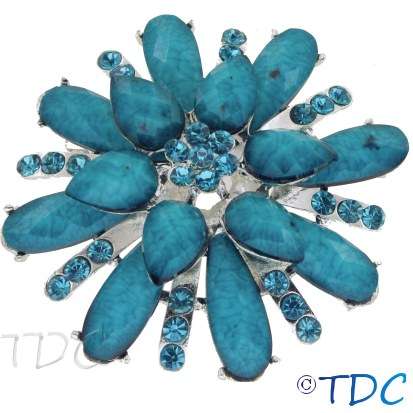 SALE!! Bold Floral Brooch
