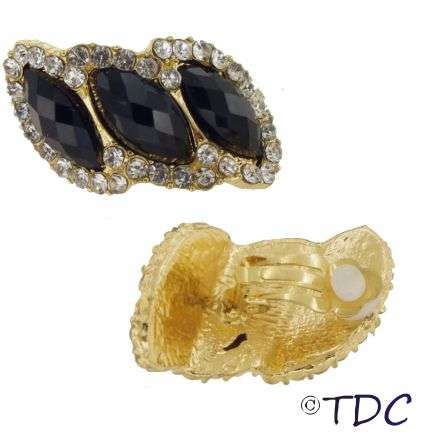 Crystal Clip-On Earrings