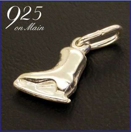 925 Sterling Silver Ice Skate Charm
