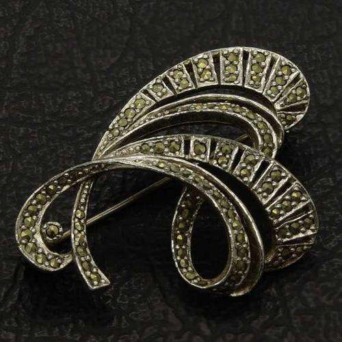 Stunning Marcasite Brooch