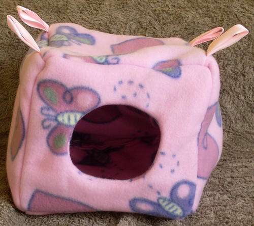 Pink Butterfly Cube