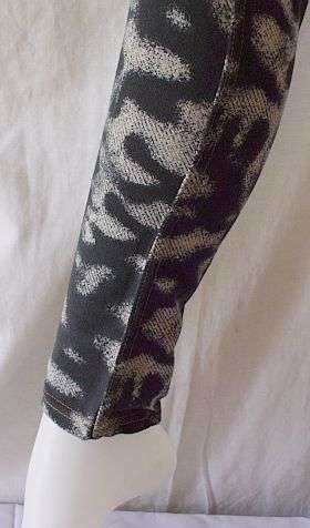 Denim Look Print Leggings