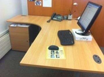 Office Workstation Desk with Drawers.