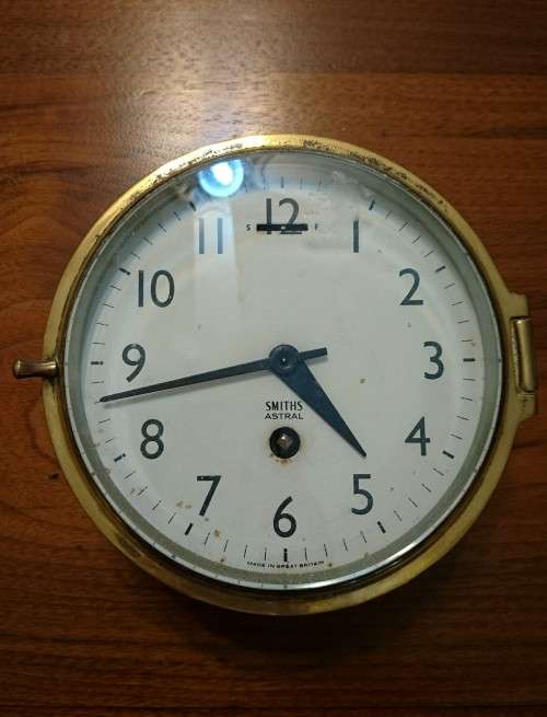 Genuine Mechanical Smiths Astral Ship's Clock