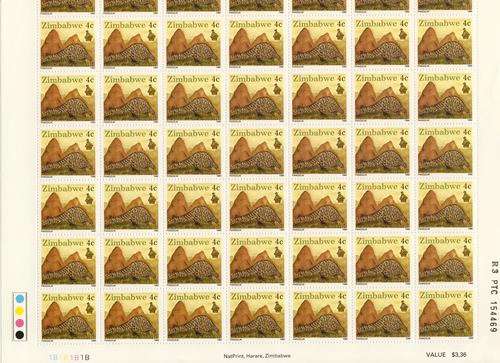 Zimbabwe 1990 Definitive