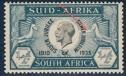 Union of South Africa 1935 Silver Jubilee with variety