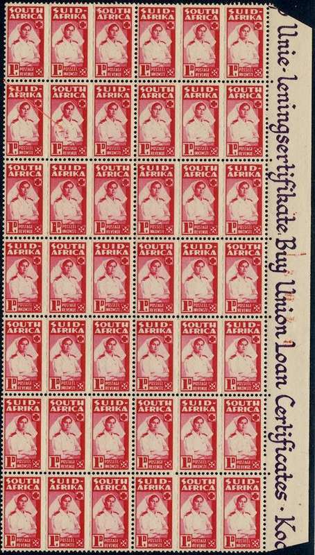 Union of South Africa 1942/44 War Effort with variety