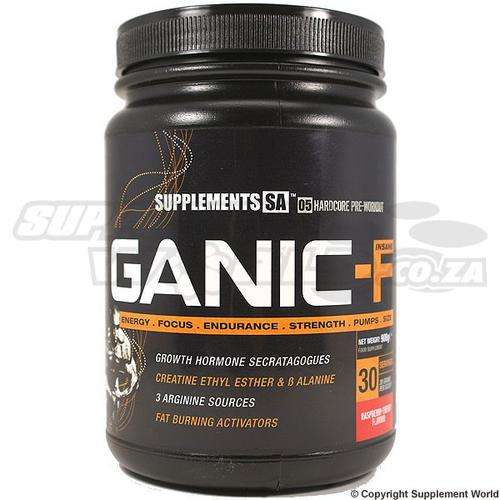 Supplements SA Ganic F Hardcore Pre-workout (450g)