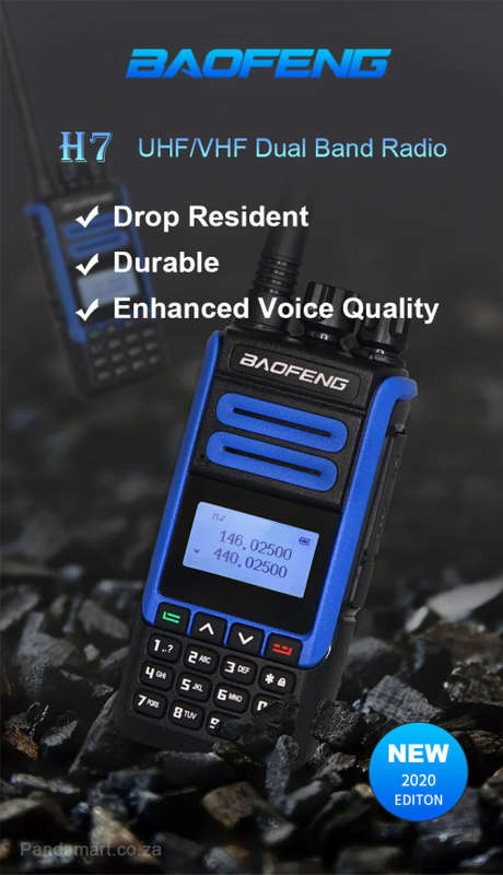 BAOFENG Two-Way Radios Walkie Talkie  H7 New 2020 Edition Durable UHFVHF 10W 128 Chanels