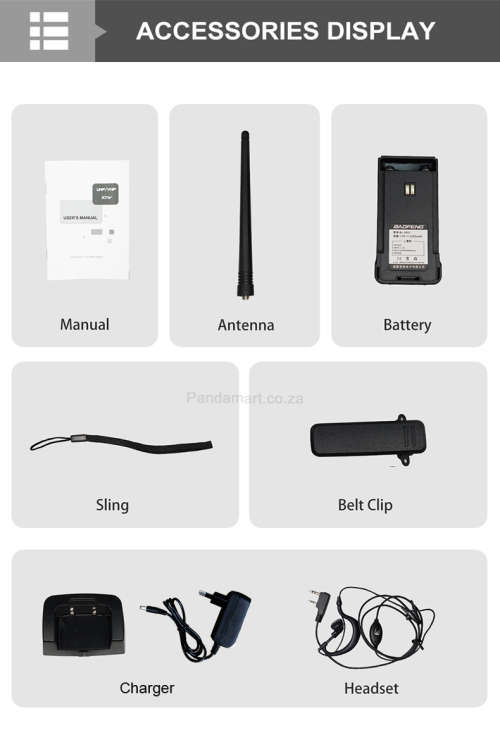BAOFENG Two-Way Radios Walkie Talkie  H7 New 2020 Edition Durable UHFVHF 10W 128 Chanels