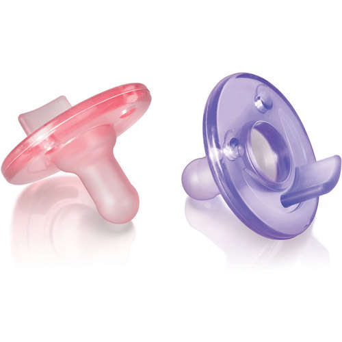 Philips AVENT Soothie Pacifier, 2-pack, PinkPurple, 0-3 Months